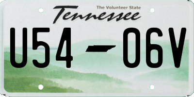 TN license plate U5406V