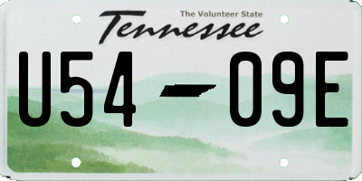 TN license plate U5409E