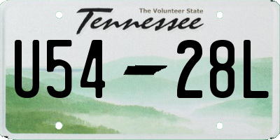 TN license plate U5428L