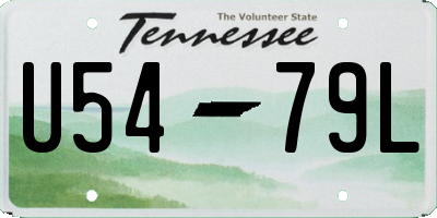 TN license plate U5479L