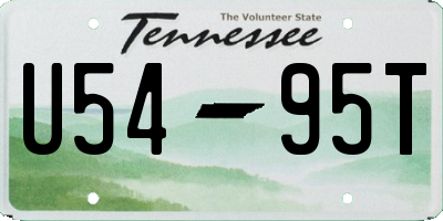 TN license plate U5495T