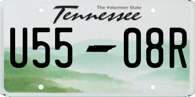 TN license plate U5508R
