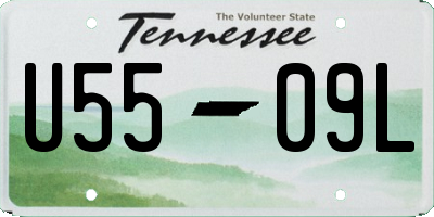 TN license plate U5509L