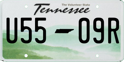 TN license plate U5509R