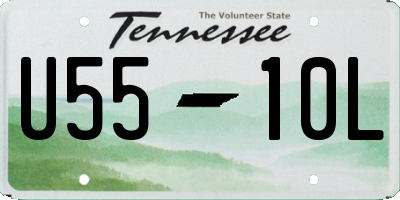 TN license plate U5510L