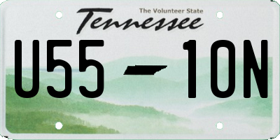 TN license plate U5510N