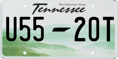 TN license plate U5520T