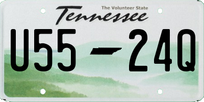 TN license plate U5524Q
