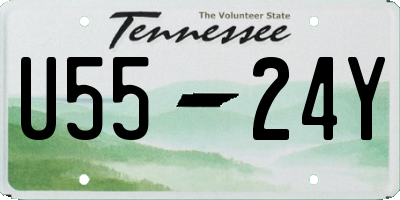 TN license plate U5524Y