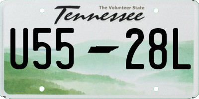 TN license plate U5528L