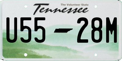 TN license plate U5528M
