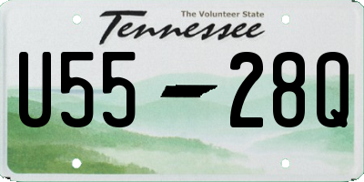 TN license plate U5528Q