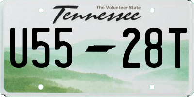 TN license plate U5528T