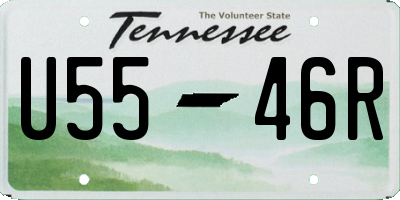 TN license plate U5546R