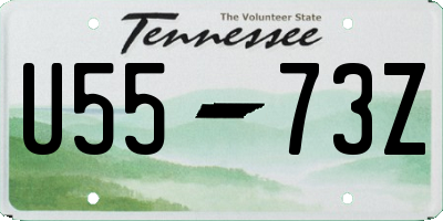 TN license plate U5573Z