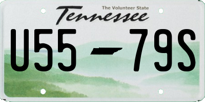 TN license plate U5579S