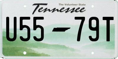 TN license plate U5579T