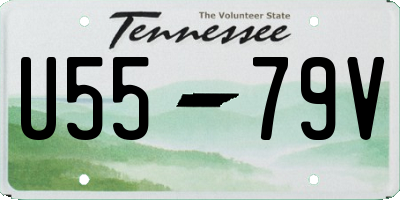 TN license plate U5579V