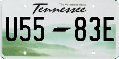 TN license plate U5583E