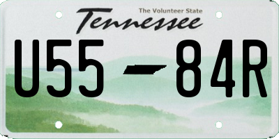 TN license plate U5584R