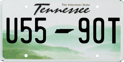 TN license plate U5590T