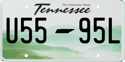 TN license plate U5595L