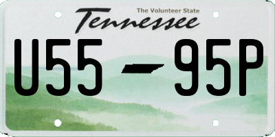 TN license plate U5595P