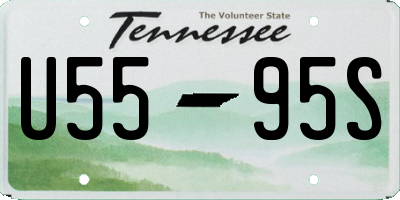 TN license plate U5595S