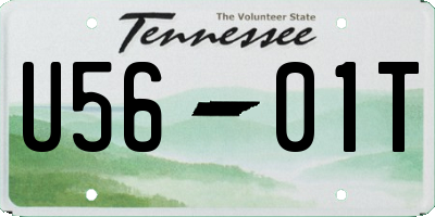 TN license plate U5601T