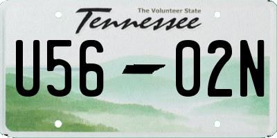 TN license plate U5602N