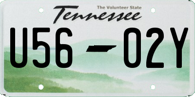TN license plate U5602Y