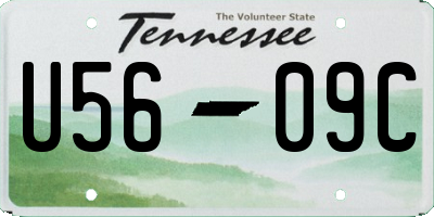 TN license plate U5609C