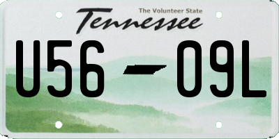 TN license plate U5609L