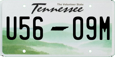 TN license plate U5609M