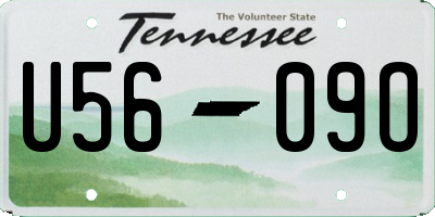 TN license plate U5609O