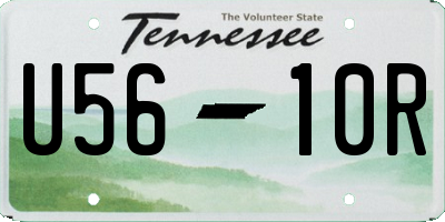 TN license plate U5610R