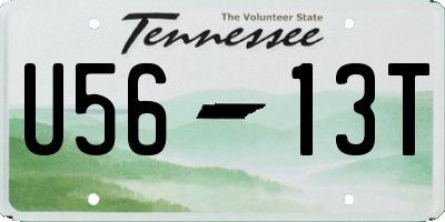 TN license plate U5613T