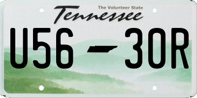 TN license plate U5630R