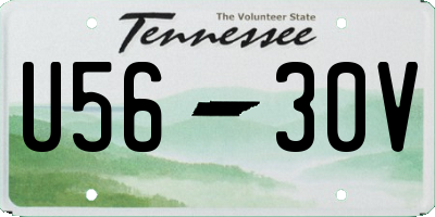 TN license plate U5630V