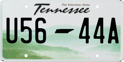 TN license plate U5644A
