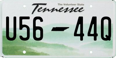 TN license plate U5644Q