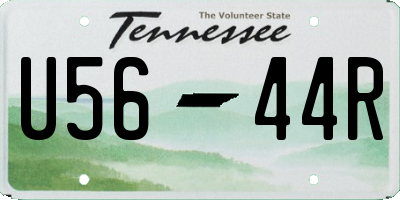 TN license plate U5644R