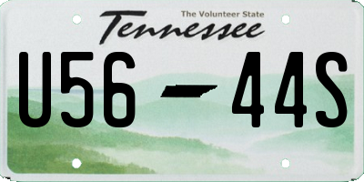 TN license plate U5644S