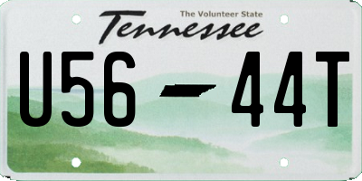 TN license plate U5644T