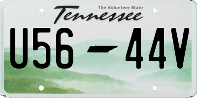 TN license plate U5644V