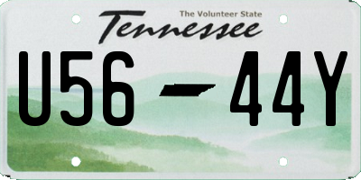 TN license plate U5644Y