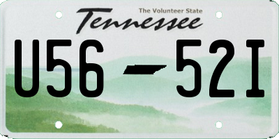 TN license plate U5652I