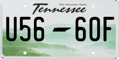 TN license plate U5660F