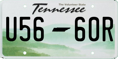 TN license plate U5660R