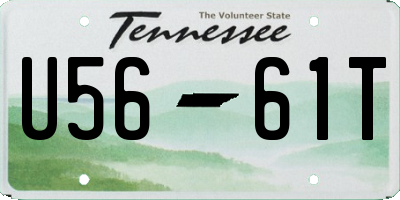 TN license plate U5661T